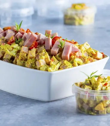 ham&curry-smeersalade
